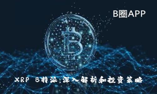 XRP B特派：深入解析和投资策略