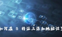 如何在 B 特派上添加地址设置