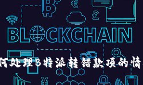 如何处理B特派转错款项的情况？